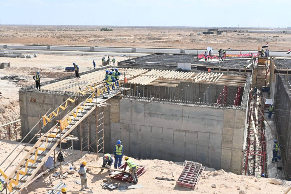 Design and implementation of the intake line for the seawater desalination plant in New Alamein City - Egypt
